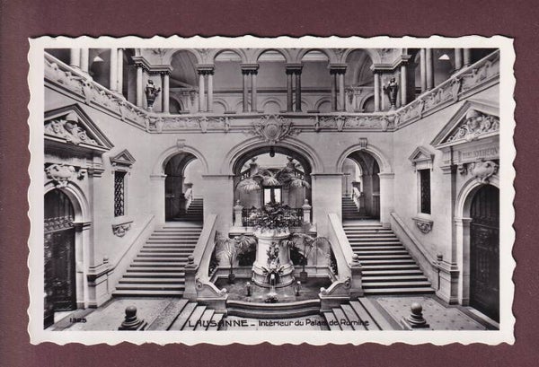LAUSANNE - Intérieur du Palais de Rumine - 1953