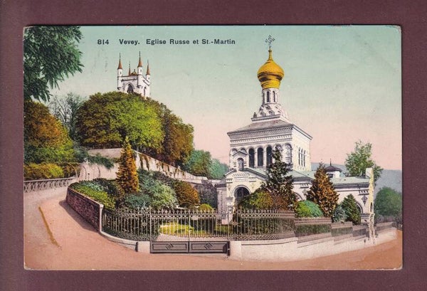 VEVEY - Eglise Russe et St. Martin - 1912