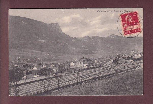 VALLORBE - Gare - 1916 // petite déchirure //