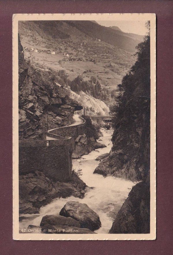 ORRIDO di Monte Piottino - 1915 // piega //