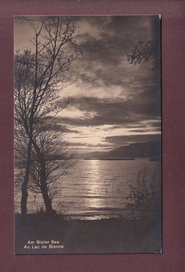 Au LAC DE BIENNE - 1920