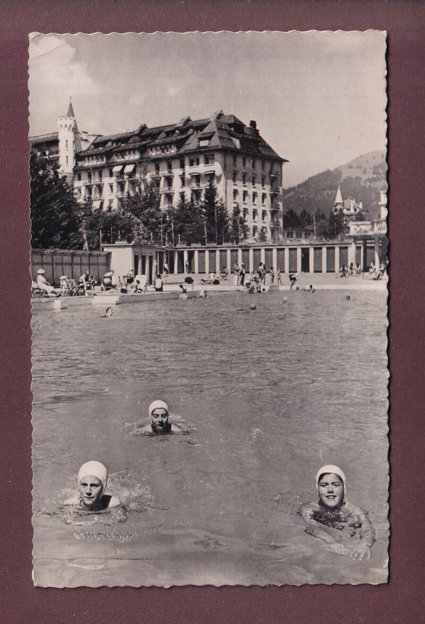 GSTAAD - Schwimmbad - Palace-Hotel - 1952