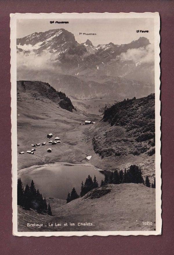 BRETAYE - Lac et Chalets // voir dos //