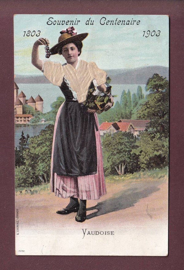 VAUD - Vaudoise - Souvenir du Centenaire - 1903 relief