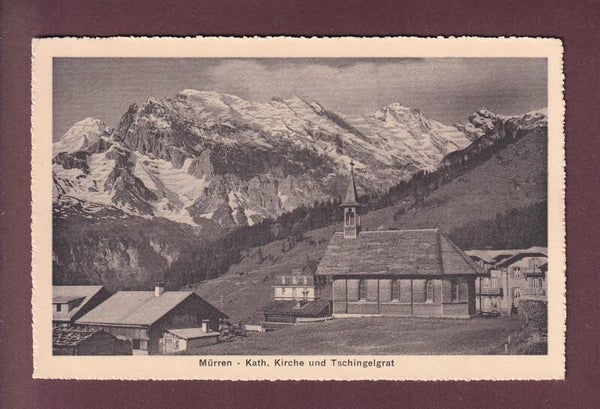 MÜRREN - Kirche und Tschingelgrat