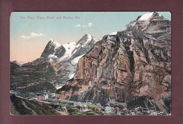 Auf Englisch : EIGER - MONK - MAIDEN Mts