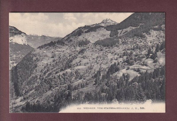 WENGEN vom Staubbachbankli