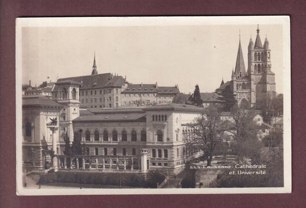 LAUSANNE - Cathédrale et Université