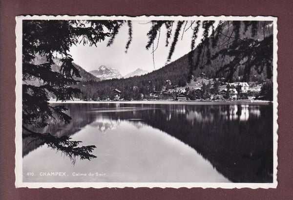 CHAMPEX - Calme du soir sur le lac