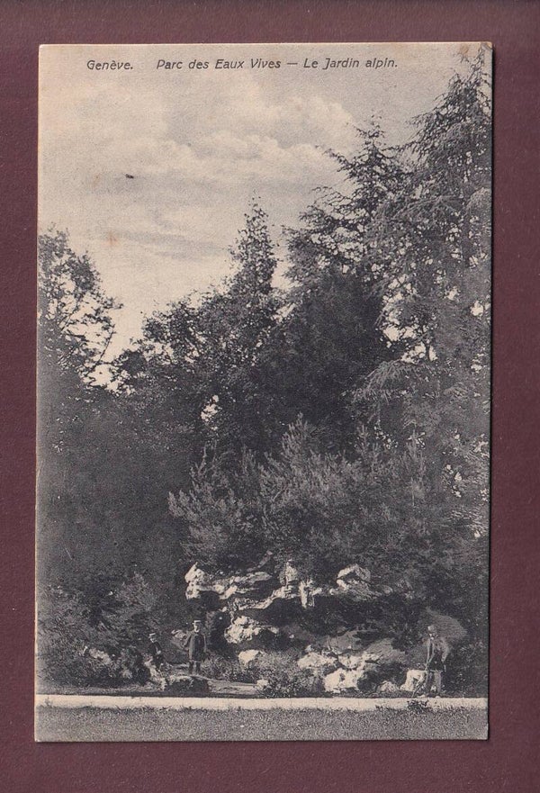 GENEVE - Parc des Eaux-Vives - Jardin alpin