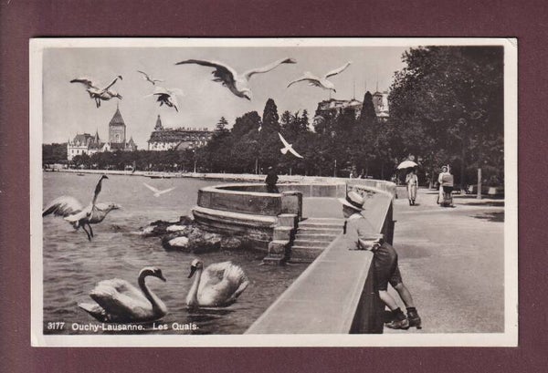 LAUSANNE - Quais d'Ouchy - 1931
