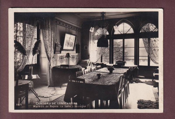 Avenches - Château de CONSTANTINE - Salle à manger - 1932