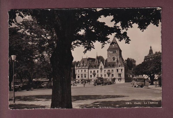 LAUSANNE - Château d'Ouchy - Auto - 1935