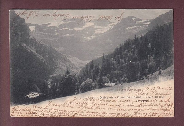 DIABLERETS - Creux de Champ - 1902