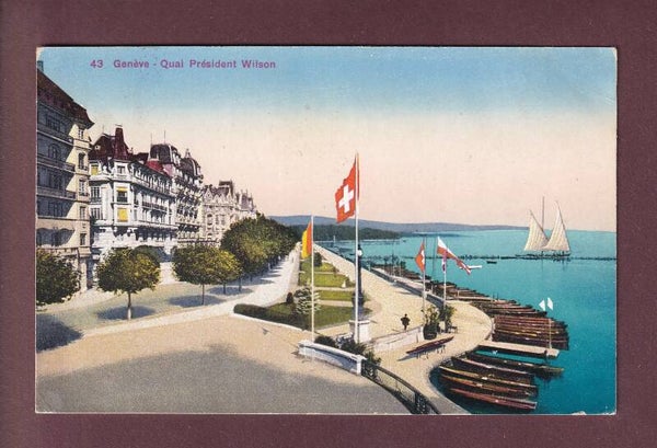 GENEVE - Quai Wilson - 1928