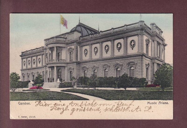 GENEVE - Musée Ariana - 1907