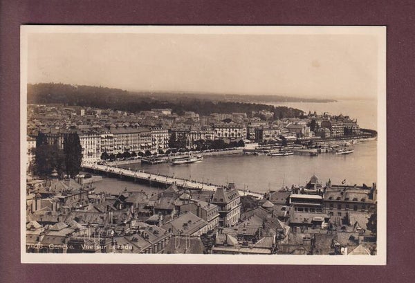 GENEVE - Vue sur la Rade - 1926