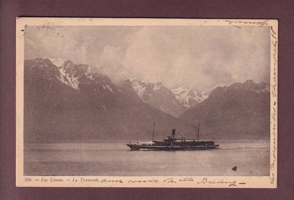 LAC LEMAN - Bateau CGN - 1907