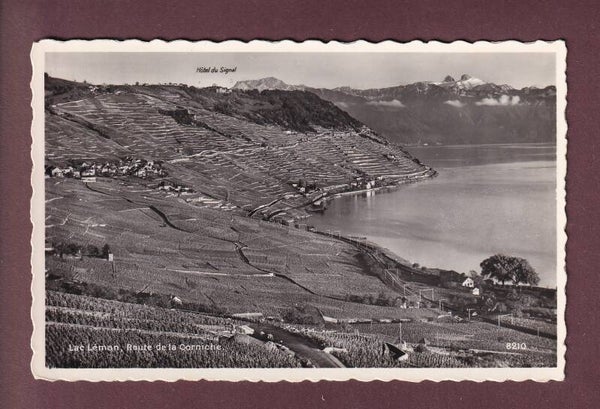 LAC LEMAN - Route de la Corniche - 1957