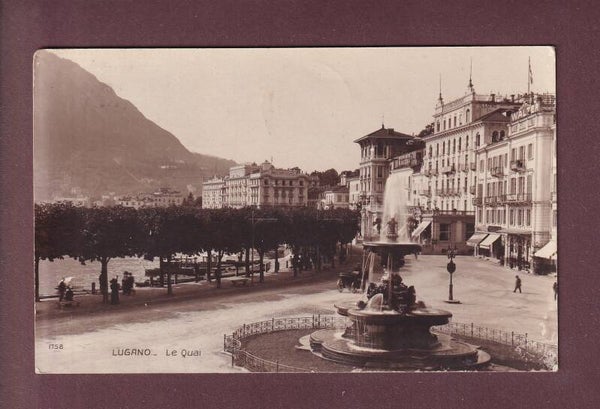 LUGANO - Quai - 1922