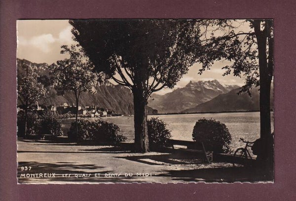 MONTREUX - Quai et Dents du Midi - 1937