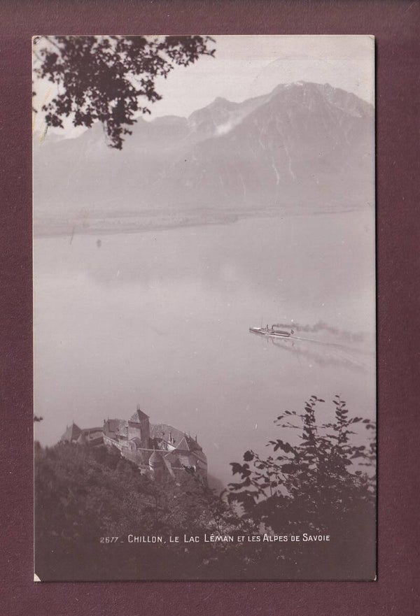 Château de CHILLON - Bateau - Savoie - 1923