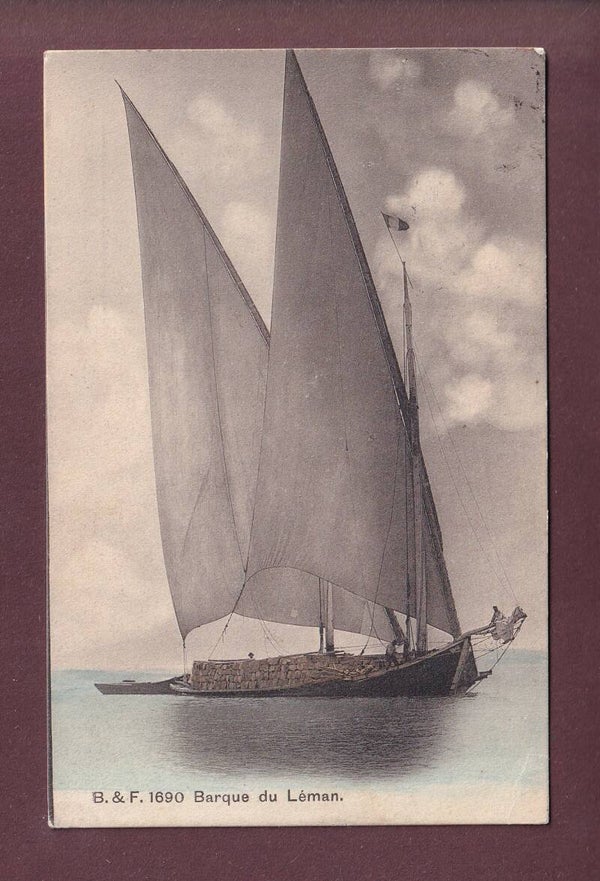 BARQUE DU LEMAN - 1909