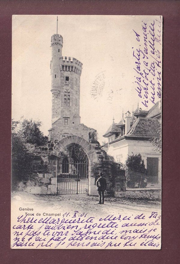 GENEVE - Tour de Champel - 1901