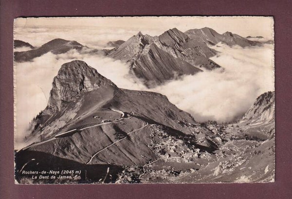 Rochers de Naye DENT DE JAMAN - 1954 // léger pli d'angle //