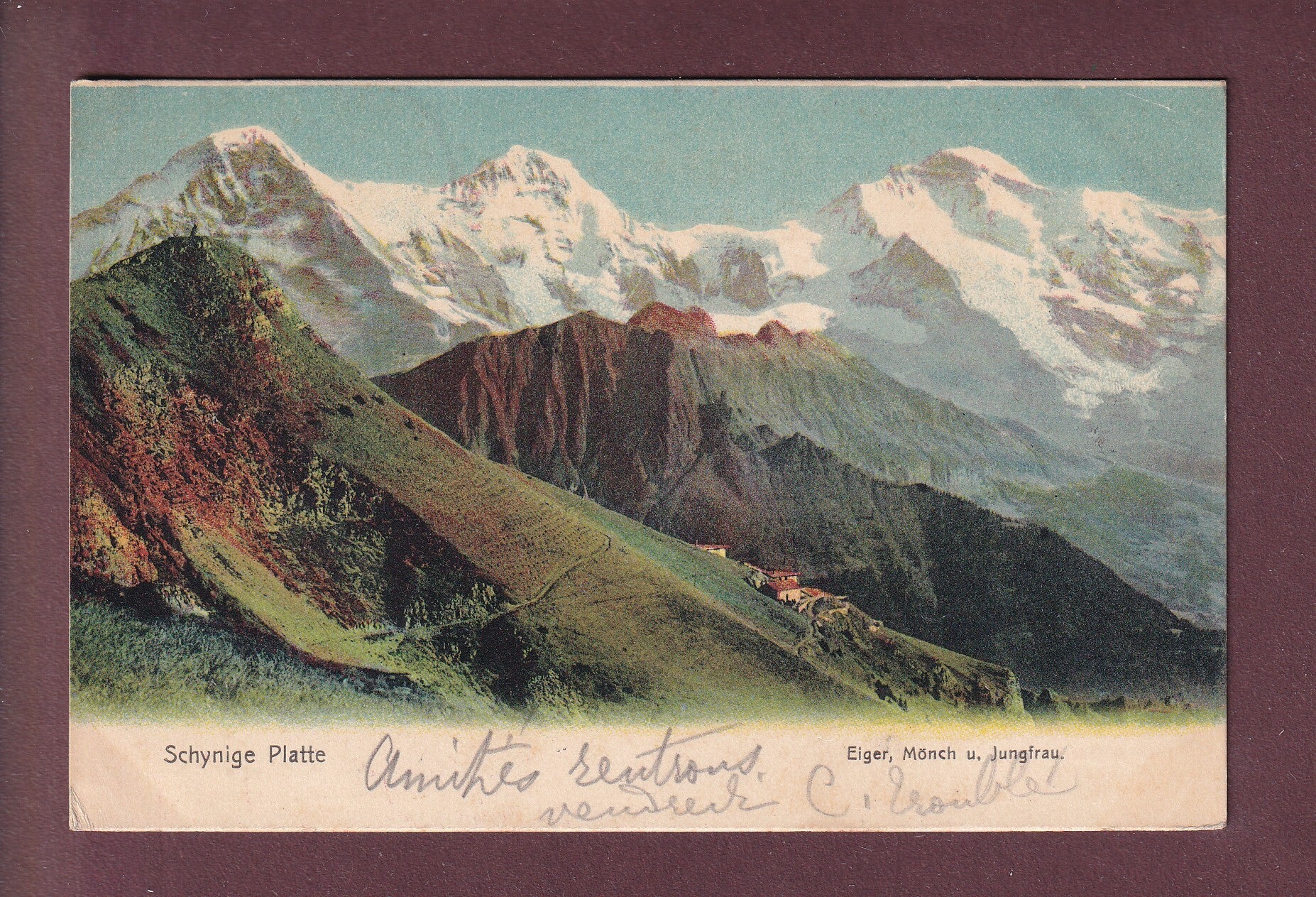 SCHYNIGE PLATTE - 1904
