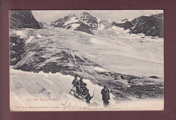 Auf dem EIGERGLETSCHER - 1904 // Eckbug //