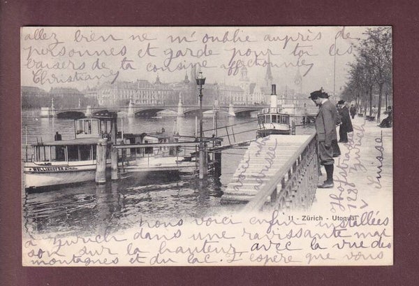 ZÜRICH - Utoquai - 1905