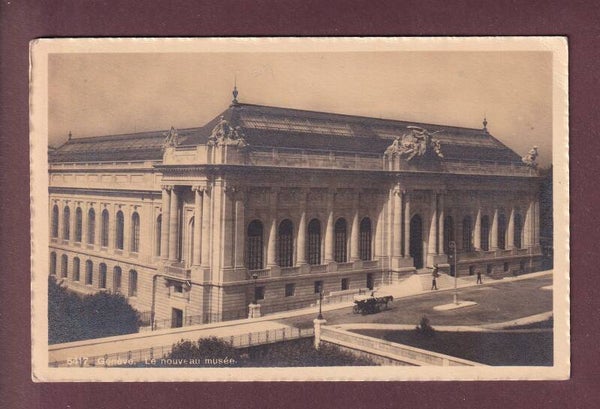 GENEVE - Nouveau Musée - 1912