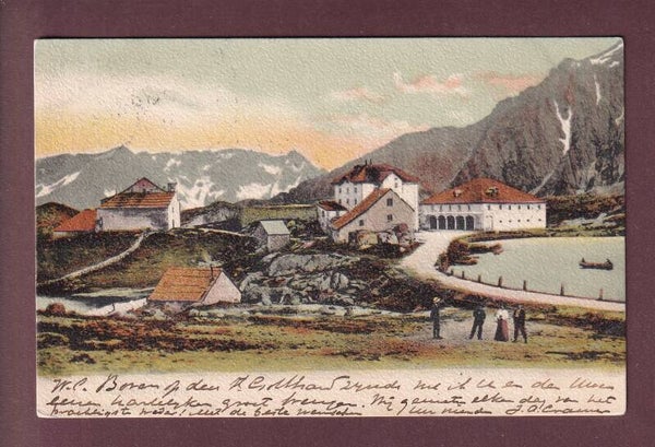 GOTTHARD-HOSPIZ - 1904 Langstempel S. GOTTARDO