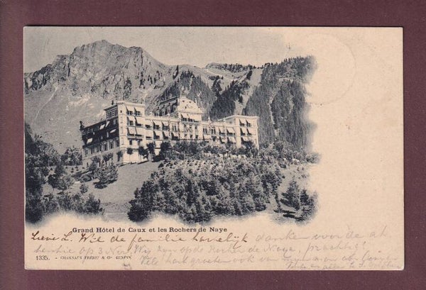 CAUX - Grand Hôtel et Rochers de Naye - 1901