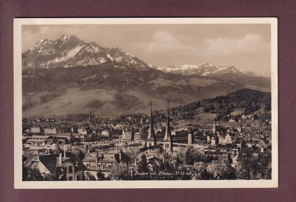 LUZERN - Hofkirche - Pilatus - 1926