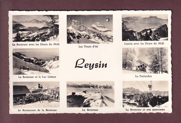 LEYSIN - 8 images - 1963