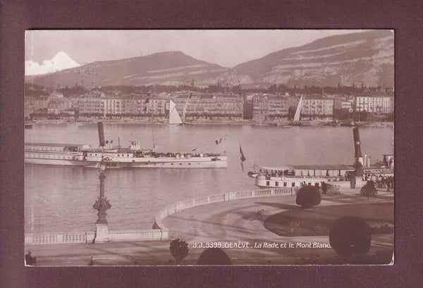 GENEVE - Bateau CGN Bonivard - 1914