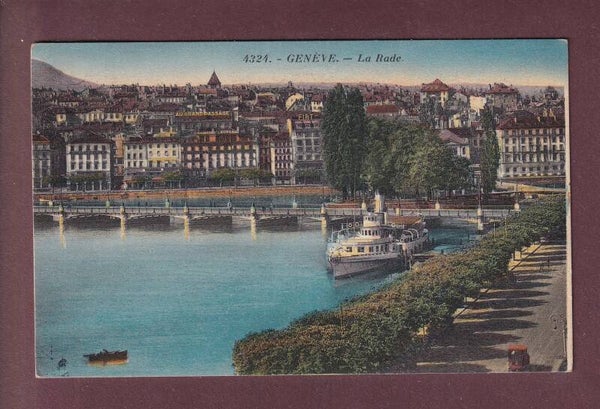 GENEVE - La Rade - Bateau - 1926