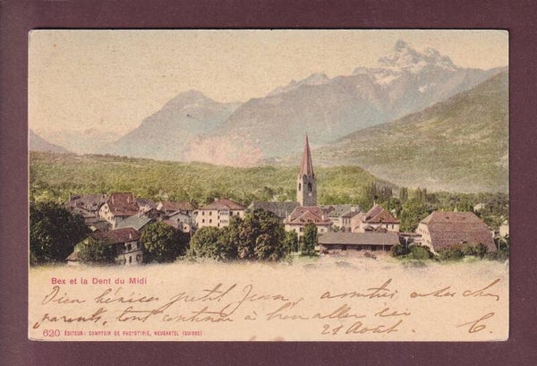 BEX et Dents du Midi - 1901 CPN