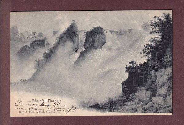 RHEINFALL - Fischetz - 1903