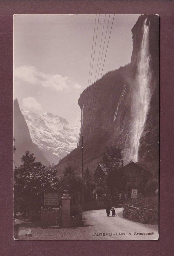 LAUTERBRUNNEN - Staubbach - 1918