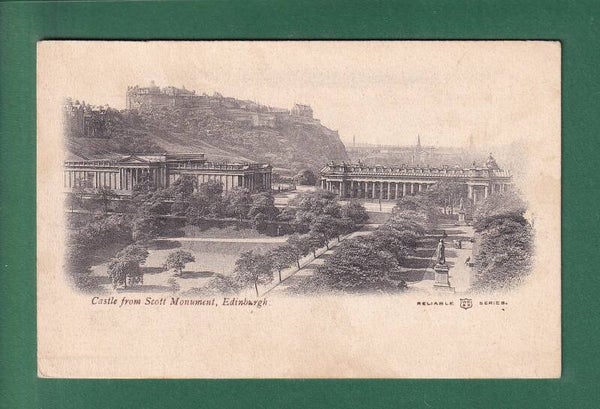 EDINBURGH - Castle from Scott Monument