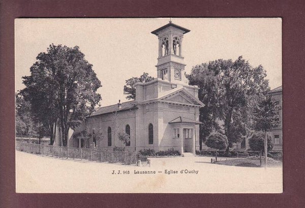 LAUSANNE - Eglise d'Ouchy // pli //