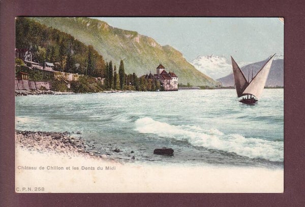 Château de CHILLON - Barque - CPN