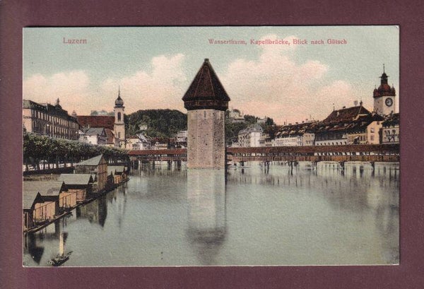 LUZERN - Wasserturm - Kapellbrücke