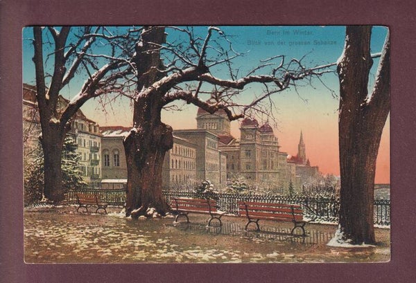 BERN im Winter - Blick von der grossen Schanze