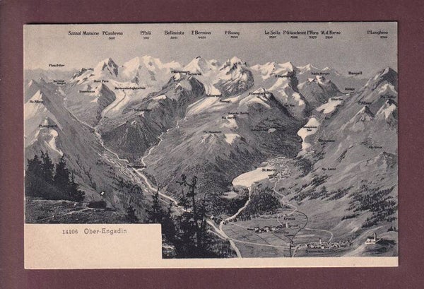 OBER-ENGADIN - Vogelschau