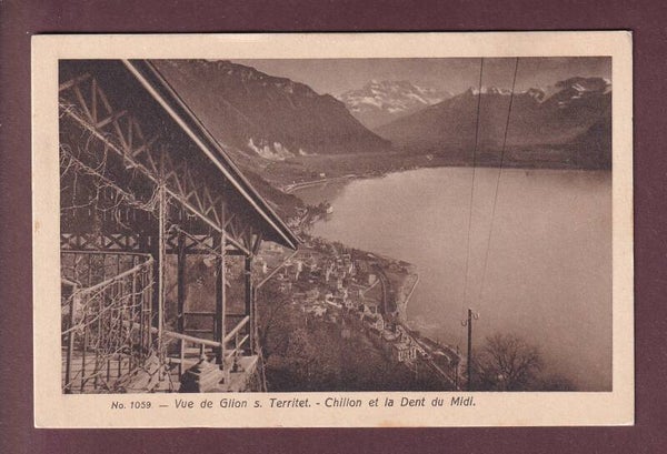 GLION - Vue sur Territet