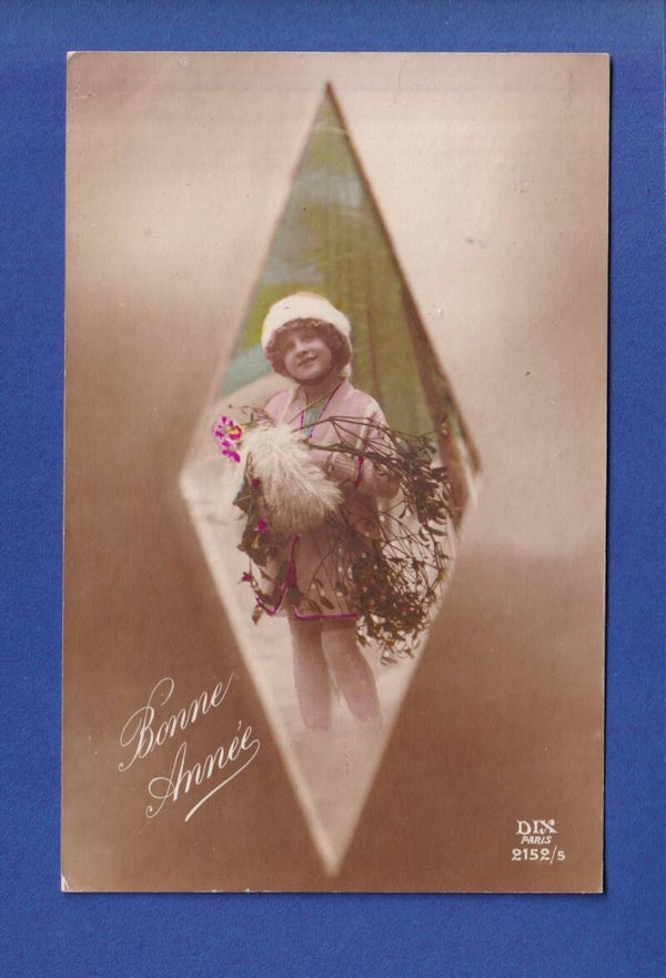 NOUVEL AN - Enfant - Gui - 1919